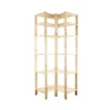 PROREGAL Eckregal Woodland HxBxT 230 x 85 x 50 cm Fachlast 120 kg 6 Fachboden Kiefernholz Natur