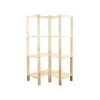 PROREGAL Eckregal Woodland HxBxT 166,4 x 85 x 50 cm Fachlast 120 kg 4 Fachboden Kiefernholz Natur