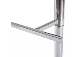 PROREGAL 2er-Set Barhocker Gepolstert Und Höhenverstellbar Mit Lehne Sitzhöhe 63-84cm Mit Lehne Drehbar Stoff/Textil Dunkelgrau Chromfuß Barstuhl