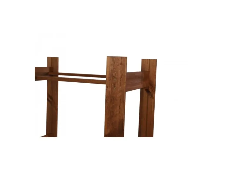 PROREGAL Getränkekistenregal Pinepeak HxBxT 107,4 x 70 x 38,8 cm Für 3 Kisten Kiefernholz Braun