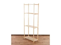 PROREGAL Holzregal Timbercraft HxBxT 90 x 65 x 28,5 cm Fachlast 35 kg 3 Fachboden 1,4 cm Dickes Kiefernholz Natur