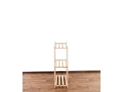 PROREGAL Holzregal Timbercraft HxBxT 90 x 65 x 28,5 cm Fachlast 35 kg 3 Fachboden 1,4 cm Dickes Kiefernholz Natur