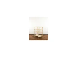 PROREGAL Holzregal Woodland HxBxT 115 x 80 x 50 cm Fachlast 120 kg 4 Fachboden Kiefernholz Natur