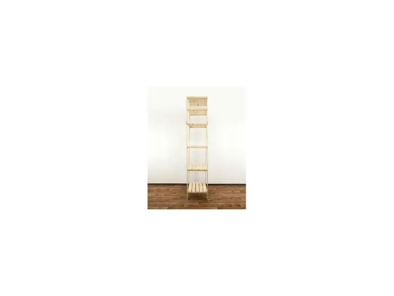 PROREGAL Holzregal Woodland HxBxT 230 x 80 x 50 cm Fachlast 120 kg 6 Fachboden Kiefernholz Natur