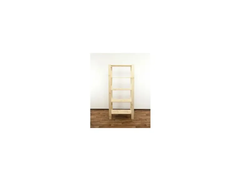 PROREGAL Holzregal Woodland HxBxT 166,4 x 80 x 50 cm Fachlast 120 kg 5 Fachboden Kiefernholz Natur