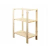 PROREGAL Holzregal Woodland HxBxT 115 x 80 x 50 cm Fachlast 120 kg 3 Fachboden Kiefernholz Natur