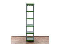 PROREGAL Kunststoffregal Big Grey Bear Extra-Tall HxBxT 220 x 70 x 46 cm Fachlast 160 kg Grau/Grün