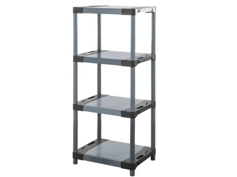 PROREGAL Kunststoffregal Big Grey Bear Low HxBxT 138 x 70 x 46 cm Fachlast 160 kg Grau