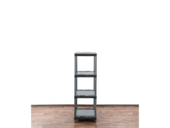 PROREGAL Kunststoffregal Big Grey Bear Low HxBxT 138 x 70 x 46 cm Fachlast 160 kg Grau