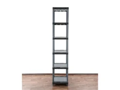 PROREGAL Kunststoffregal Grey Bear Extra-Tall HxBxT 220 x 70 x 46 cm Fachlast 120 kg Grau