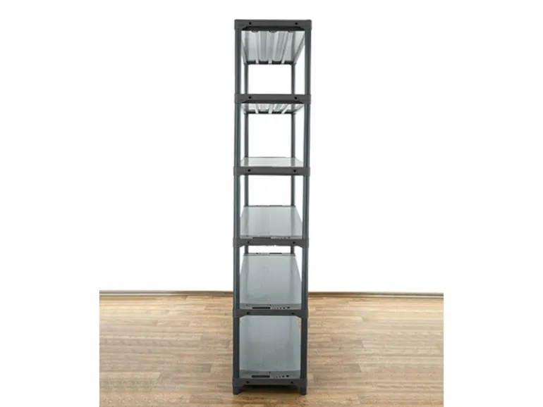 PROREGAL Kunststoffregal Big Grey Bear Extra-Tall HxBxT 220 x 150 x 46 cm Fachlast 120 kg Grau