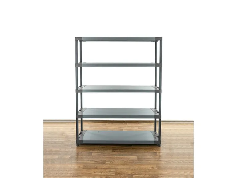 PROREGAL Kunststoffregal Grey Bear Tall HxBxT 180 x 150 x 46 cm Fachlast 70 kg Grau