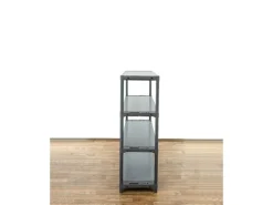 PROREGAL Kunststoffregal Grey Bear Low HxBxT 138 x 150 x 46 cm Fachlast 70 kg Grau