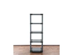 PROREGAL Kunststoffregal Grey Bear Tall HxBxT 180 x 60 x 46 cm Fachlast 120 kg Grau