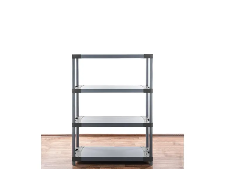 PROREGAL Kunststoffregal Big Grey Bear Low HxBxT 138 x 90 x 46 cm Fachlast 160 kg Grau