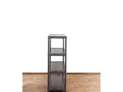 PROREGAL Kunststoffregal Big Grey Bear Low HxBxT 138 x 110 x 46 cm Fachlast 160 kg Grau