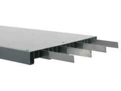 PROREGAL Kunststoffregal Big Grey Bear Low HxBxT 138 x 130 x 46 cm Fachlast 120 kg Grau/Grün