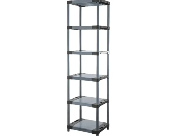PROREGAL Kunststoffregal Big Grey Bear Extra-Tall HxBxT 220 x 60 x 46 cm Fachlast 160 kg Grau