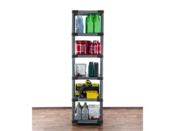 PROREGAL Kunststoffregal Big Grey Bear Extra-Tall HxBxT 220 x 70 x 46 cm Fachlast 160 kg Grau