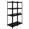 PROREGAL Mega Deal 2 x All Black Series Schwerlastregal Ragnar HxBxT 150 x 45 x 45 cm Fachlast 100 kg Matt Schwarz Kellerregal Steckregal Garagenregal