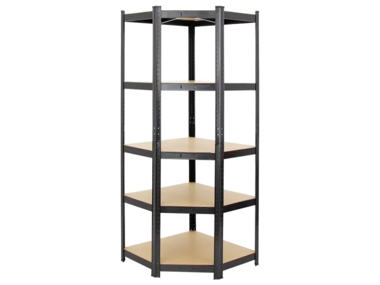 PROREGAL Mega Deal 1 x Eckregal & 2x Schwerlastregal Ragnar HxBxT 180 x 190 x 40 cm Fachlast 175 kg Schwarz Kellerregal Steckregal Garagenregal