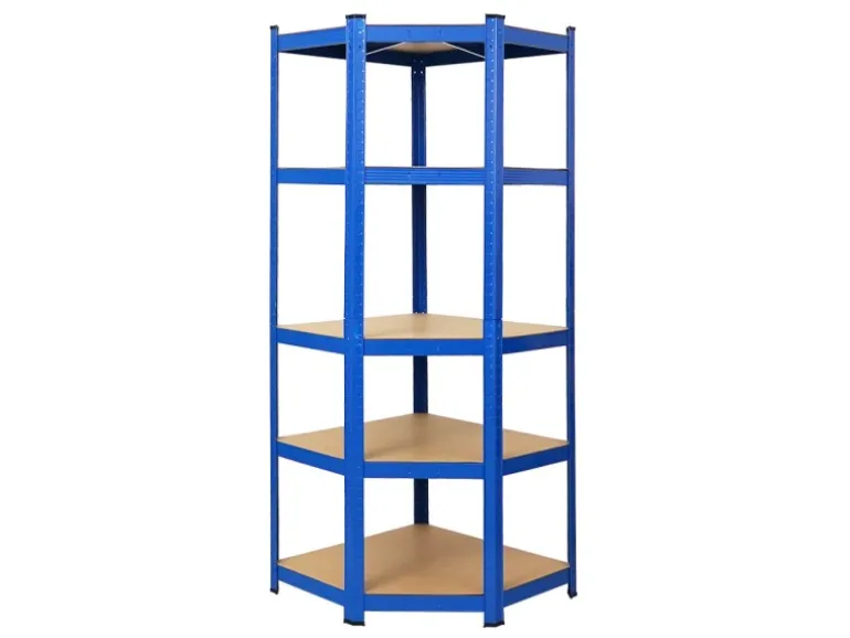 PROREGAL Mega Deal 1 x Eckregal & 2x Schwerlastregal Ragnar HxBxT 180 x 190 x 40 cm Fachlast 175 kg Blau Kellerregal Steckregal Garagenregal