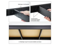PROREGAL Mega Deal 3er-Sparset Profi-Schwerlastregal DINO HxBxT 180x180x60cm Fachlast 500kg Schwarz