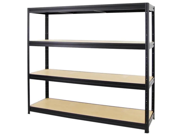 PROREGAL Mega Deal 3er-Sparset Profi-Schwerlastregal DINO HxBxT 180x180x60cm Fachlast 500kg Schwarz
