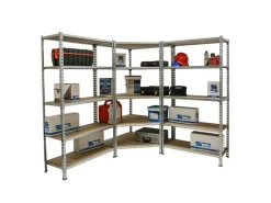 PROREGAL Mega Deal 1x Eckregal & 2x Schwerlastregal Muli HxBxT 180 x 180 x 30 cm Fachlast 200 kg Verzinkt PROREGAL Mega Deal 1x Eckregal + 2x Schwerlastregal Muli HxBxT 180 x 180 x 30 cm Fachlast 200 kg Verzinkt