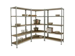 PROREGAL Mega Deal 1x Eckregal & 2x Schwerlastregal Muli HxBxT 180 x 180 x 50 cm Fachlast 200 kg Verzinkt PROREGAL Mega Deal 1x Eckregal + 2x Schwerlastregal Muli HxBxT 180 x 180 x 50 cm Fachlast 200 kg Verzinkt