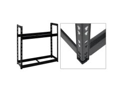 PROREGAL Mega Deal 4x Reifenregal Tiger HxBxT 100 x 110 x 35 cm bis zu 32 Reifen Schwarz