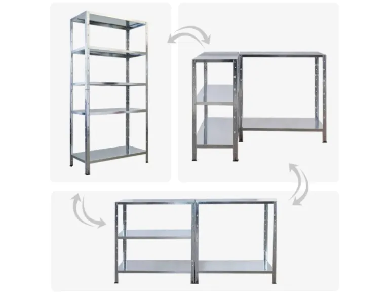 PROREGAL Mega Deal 2x Schwerlastregal Ares HxBxT 180x90x40cm Fachlast 125 kg Verzinkt