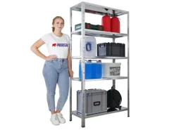 PROREGAL Mega Deal 2x Schwerlastregal Ares HxBxT 180x90x40cm Fachlast 125 kg Verzinkt