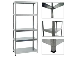 PROREGAL Mega Deal 2x Schwerlastregal Steel Eagle HxBxT 180 x 80 x 40 cm Fachlast 130 kg Verzinkt