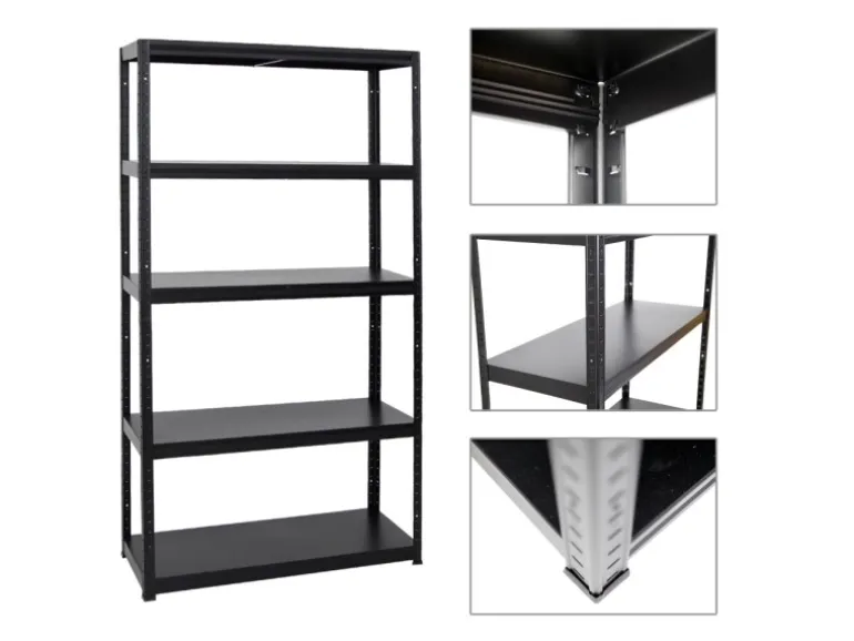 PROREGAL Mega Deal 3x Schwerlastregal Steel Eagle HxBxT 180 x 100 x 40 cm Fachlast 130 kg Schwarz