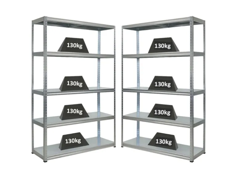 PROREGAL Mega Deal 2x Schwerlastregal Steel Eagle HxBxT 180x120x40 cm Fachlast 130kg Verzinkt