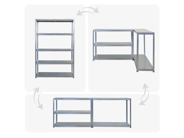 PROREGAL Mega Deal 2x Schwerlastregal Steel Eagle HxBxT 180x120x40 cm Fachlast 130kg Verzinkt