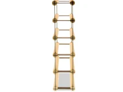 PROREGAL Modulares Weinregal Vinotega Mod Metal HxBxT 52,5 x 12,5 x 24,5 cm 1 x 5 Flaschen Massives Kiefernholz Natur