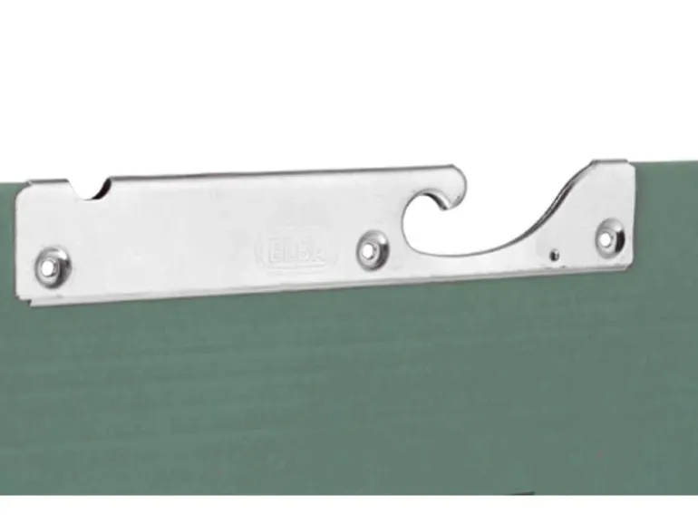 PROREGAL Pendelhefterregal Einseitig Stecksystem T-Profil HxBxT 200 x 100 x 40 cm 6 Ebenen Fachlast 40 kg Pendelsystem Elba & Leitz Verzinkt
