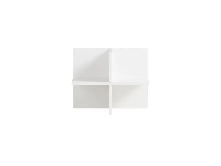 PROREGAL Regalkreuz Pigeon HxBxT 38,4 x 47,5 x 32,8 cm Weiß