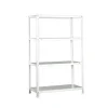 PROREGAL Schraubregal Panda Mid HxBxT 150 x 80 x 30 cm Fachlast 75 kg Weiß