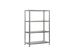 PROREGAL Schraubregal Panda Mid HxBxT 150 x 110 x 40 cm Fachlast 90 kg Verzinkt