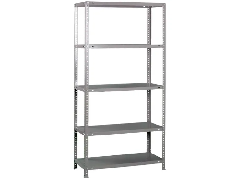 PROREGAL Schraubregal Panda Tall HxBxT 200 x 110 x 40 cm 5 Fachböden Fachlast 90 kg Verzinkt