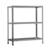 PROREGAL Schraubregal Panda Mini HxBxT 90 x 80 x 50 cm Fachlast 75 kg Grau