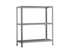 PROREGAL Schraubregal Panda Mini HxBxT 90 x 80 x 50 cm Fachlast 75 kg Grau