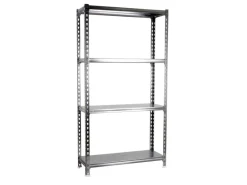 PROREGAL Schwerlastregal Mid Metal Shark HxBxT 150 x 110 x 40 cm Fachlast 200 kg Verzinkt