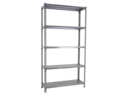 PROREGAL Schwerlastregal Big Metal Shark HxBxT 200 x 100 x 40 cm Fachlast 180 kg Grau