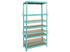PROREGAL Schwerlastregal GREEN HULK HxBxT 180x90x40cm Fachlast 175kg 5 Ebenen