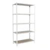 PROREGAL Schwerlastregal Big Muli HxBxT 200 x 120 x 40 cm 5 Fachböden Fachlast 200 kg Weiß