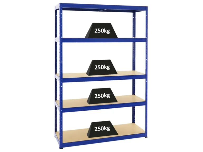 PROREGAL Schwerlastregal Big Elephant S HxBxT 180 x 120 x 45 cm Fachlast 250 kg Blau